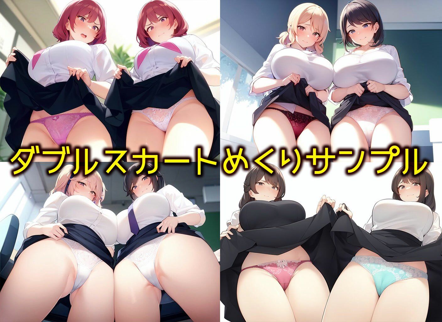 【清楚系女子】休日OLさんたちのスカートめくり