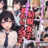 制服女子とラブラブ着衣セックス