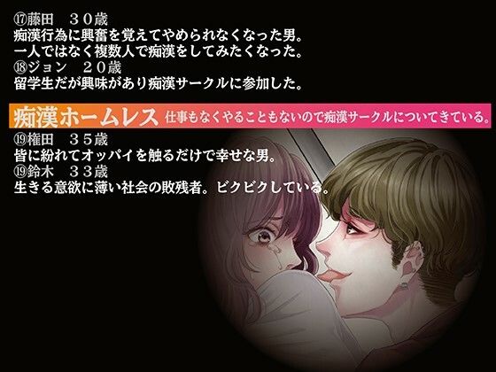 集団痴●電車 20人の男たちに触られながら次々とチ●ポを挿入されてしまう