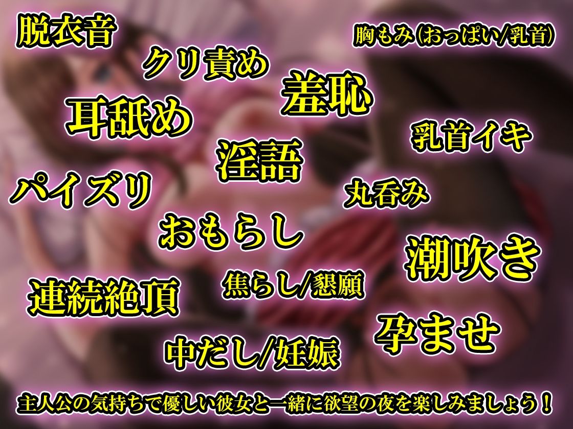 【バイノーラル】新婚えっち（R18）！〜今夜はあなたにすべてを捧げます