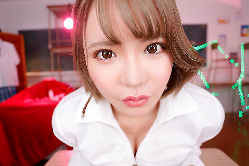 【VR】『やっぱり私で童貞卒業しない？』学園系体験型ヘルス 女教師コースでボクのチ●コにガチ恋した淫乱お姉さんと本番SEX 月妃さら