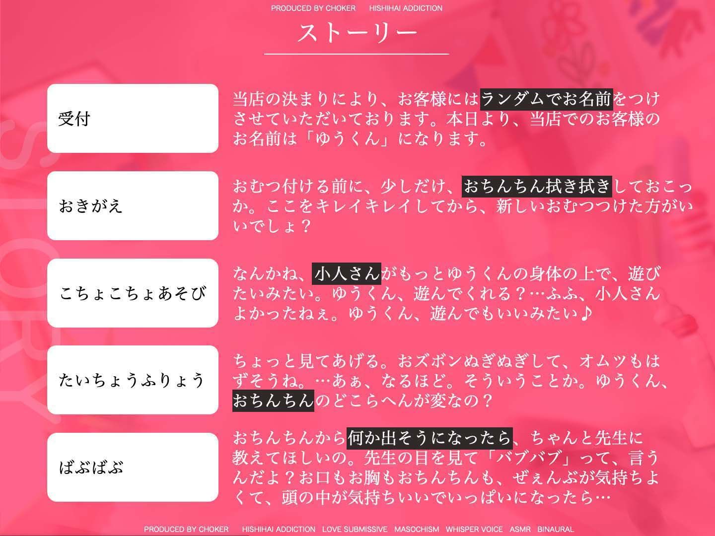 乳首をイジメてくれると噂の会員制メスマゾ○○○…巨乳保母さんに甘やかされてもう大人には戻れない