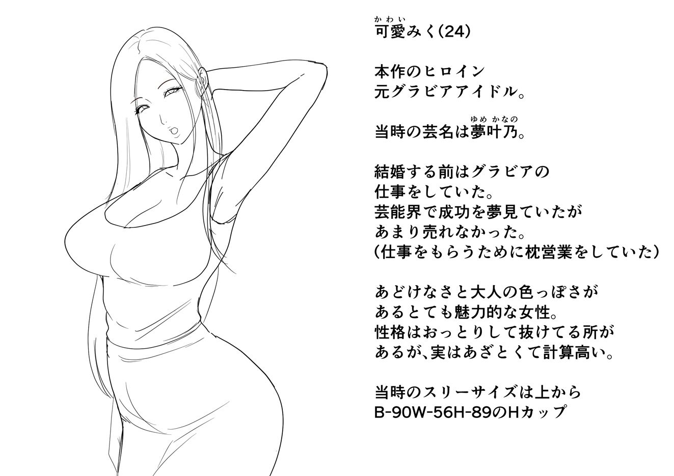 元巨乳グラドルの若妻が管理人のオヤジにハメられるはなし 前編