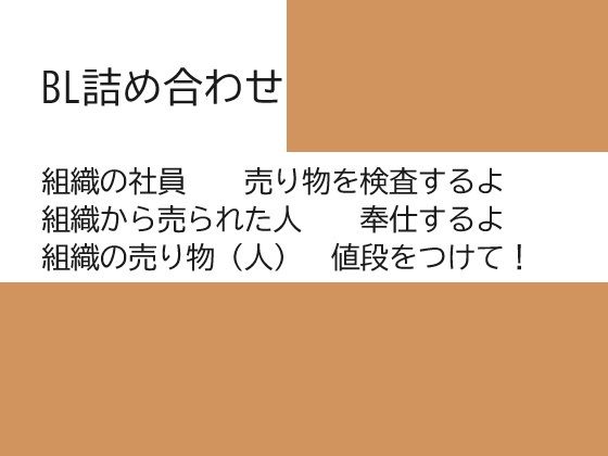 飼われた男×男を売った社員、男を検査する男1，2BL