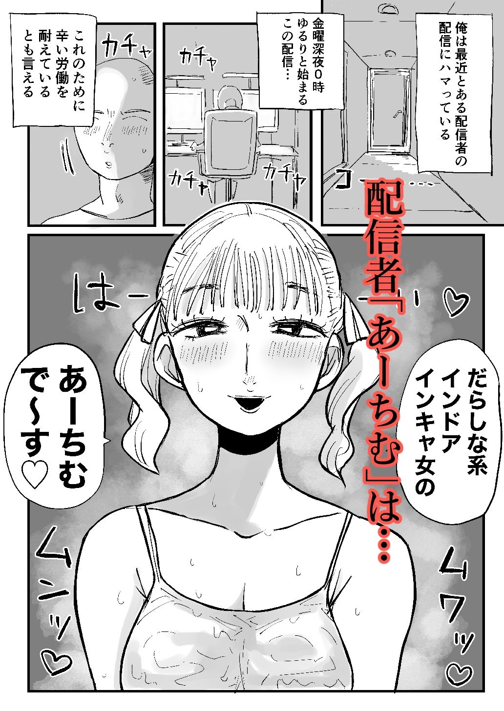 汗だく美人配信者のお部屋に招かれたら本気で全身嗅ぎまくるしかないっ！