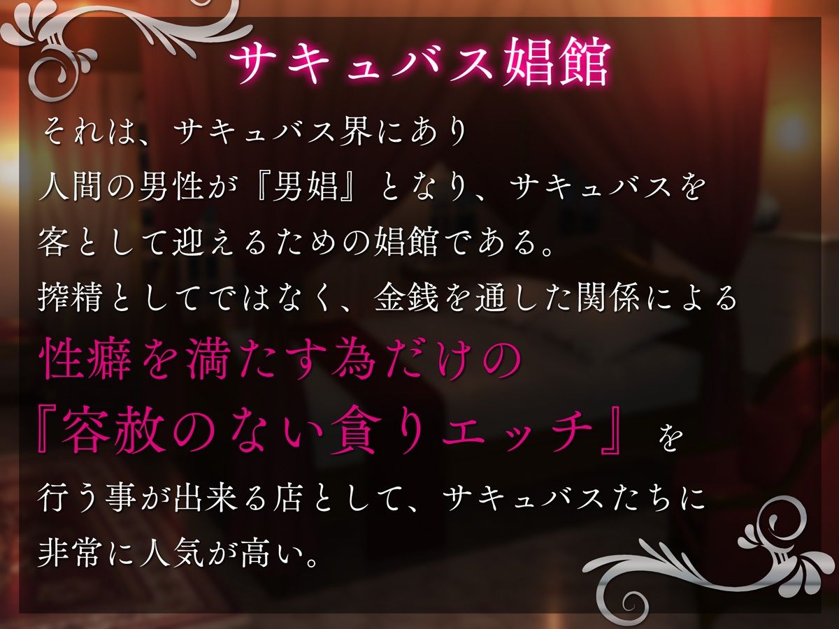 サキュバスが通う娼館 むっつり聖職者サキュバスに性癖が歪むほどグチャグチャにされる夜