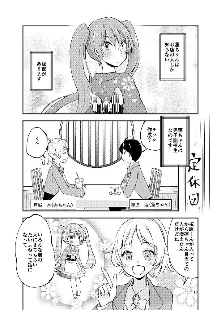 バイトを始めたら女装させられた話